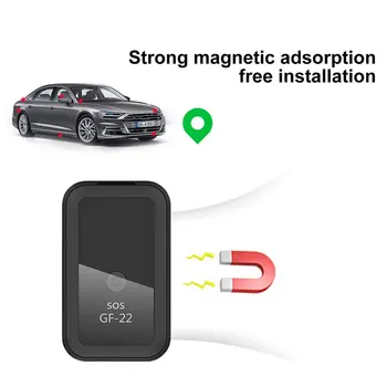 Novi Auto-Tracker GF22, Magnetski Mini Auto-GPS Locator, Anti-Izgubljeni Uređaj za Snimanje Praćenje S Glasovnim Upravljanjem, Telefon, Wifi Lokator
