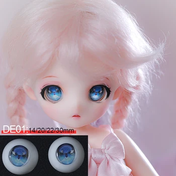 Novi dolazak BJD Crtani očnu jabučicu od Smole Besplatna dostava DE01 DE02 14 mm 20 mm 22 mm 30 mm Anime Lik oči BJD Pribor za lutke