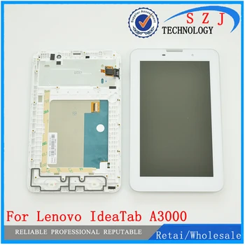 Novi Lenovo IdeaTab A3000 A3000-H Zamjena za LCD Zaslon Osjetljiv na dodir s Okvirom u Prikupljanju 7 inča Besplatna Dostava