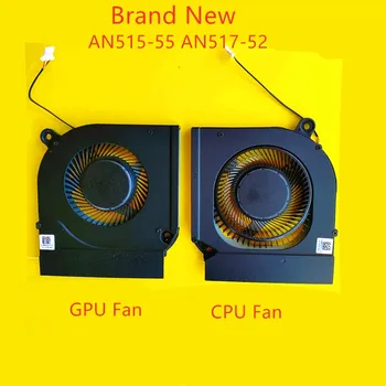 Novo Računalo Procesor GPU Ventilator za Hlađenje za Acer Nitro Serije 5 AN515-55 AN515-44 AN517-52 Slikovnice PC Cooler Fan DC28000QDF0 5 4 pin