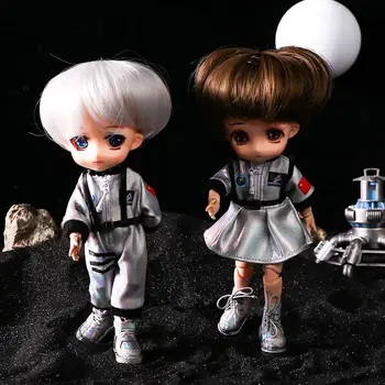 Ob11 pribor za lutke astronaut lutka odjeće muški i ženski kostim BJD lutka tijelo ymy носимая akcija lutka Nendoroid slatka