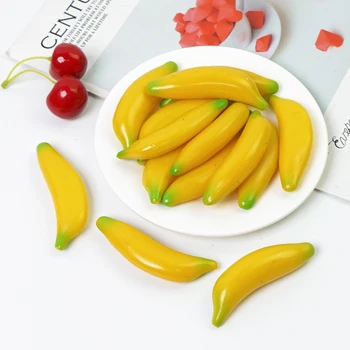 Odmor Potrepštine Umjetni Nakit Voće Plastična Imitacija Mini-Banana Model Uređenja Rekvizite 10 kom./lot
