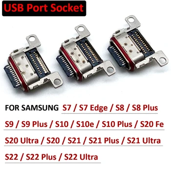 Originalni Konektor Micro USB Port za Punjenje Priključak Za Samsung Galaxy S21 S22 Plus S20 Ultra S10 S10e S8 S9 S7 edge