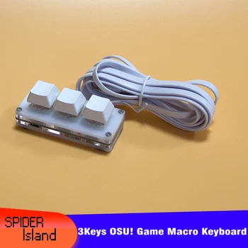 OSU Tipkovnica Macropad USB Mini Mehanička Tipkovnica Nova 3 Kursorom Makro Tipkovnica za Malina Pi Igraća Tipkovnica za Crtanje