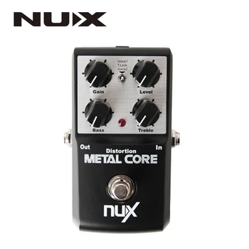 Pedala za efekte izobličenja NUX Metal Core True Bypass Pedala za Gitaru Efekata 2-Pojasni ekvilajzer Funkcija zadane Postavke Zaključavanja tonovi