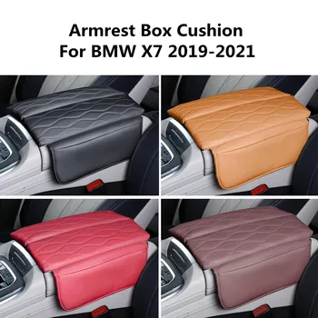Poklopac Središnjoj Konzoli Vozila Za BMW X7 2019 2020 2021 Kožni naslon za ruku Auto Kutija Jastuk Pribor Za Unutrašnjost Automobila