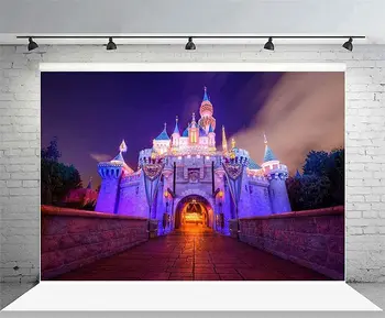 Pozadine za Dvorca Disney, fantastičan Dvorac, Zabavni Pozadina za Party, Dječji Rođendan, Pozadina za Fotografiranje, Studijski Rekviziti