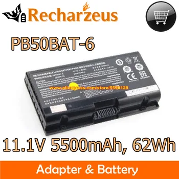 Pravi Baterija PB50BAT-6 3INR19/66-2 11,1 v 62Wh li-ion Punjiva baterija Za Clevo PB51RF-G PB70EF-G PB71EF-G PowerSpec 1720