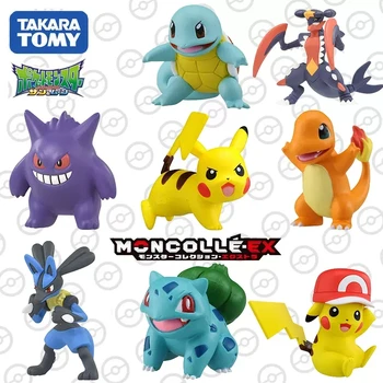 Pravi Lik Pokémona 3-8 cm Anime Pikachu Чаризард Garchomp Mega Charizard X Greninja Mimikyu Lutke PVC Figurica Igračke Poklon