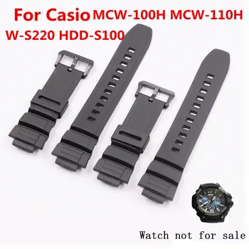 Pribor za sat Casio W-S220 HDD-S100 MCW-100H MCW-110H Remen od smole Muški Remen za sat
