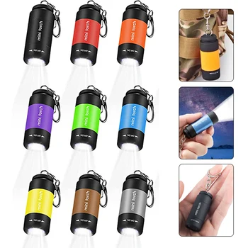 Prijenosni Mini Led Svjetla USB Punjiva ručna Svjetiljka S Брелком Baklja Lampa Vanjski Vodootporan Pješačenje Kamp noćna Svjetla