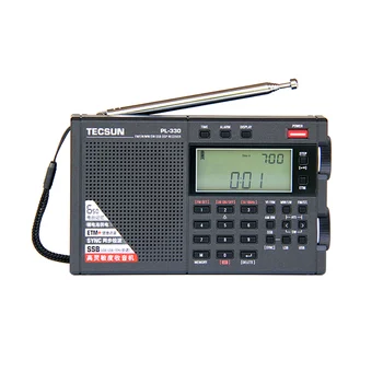 Prijenosni stereo zvučnika Tecsun PL-330 firmware 3306 Digitalni postavljanje kratkotalasni однополосное radio s litij baterija I3-011