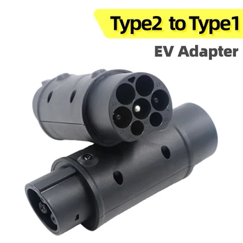 Priključak adaptera jednog EV Type2 za SAE J1772 Type1 i Type1 za Type2 IEC 62196 za auto Punjača EVSE