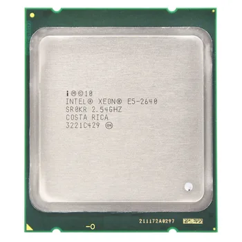 Procesor Intel Xeon E5-2640 E5 2640 Шестиядерный Cache 15 M/2,5/Ghz/8,00 GT/s 95 W LGA 2011 Sandy Bridge-EP AS 2650 2660 CPU Besplatna dostava
