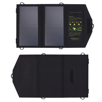 Punjač za Solarne Ploče USB Izlaz 5 10 W Vodootporan Ruksak Mobilni Banka Hrane za Bateriju Telefona Sklopivi Solarni paneli