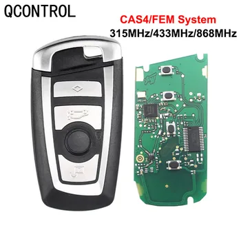 QCONTROL Auto-Pametan Daljinski Ključ za BMW serije 1 3 5 7 Serija CAS4 MKE Sustav Auto Auto Alarm bez ključa Privjesak 315 433 868 Mhz
