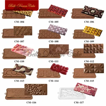 Različiti Oblici Čokolade Silikon Oblika Šećerne Mousse Oblika DIY Sapun Ručne izrade Obrasca Za Ukrašavanje Torte Alati Pribor Za Pečenje