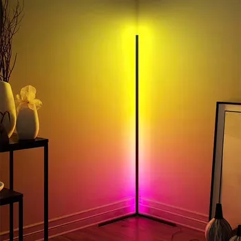 RGB LED podna lampa Zidna Kutna garnitura Stojeća Lampa Прикроватное Ukras Za Spavaće sobe Art Dekor Za Dnevni boravak Daljinsko Rasvjeta Za Zurke U Zatvorenom prostoru