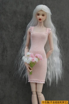 Rose вязаное Tanku haljinu/100% ručni rad, 30 cm, odjeća za lutke, ljetne odjeće, odjeće Za 1/6 Xinyi FR ST, odjeću Za Barbie lutke