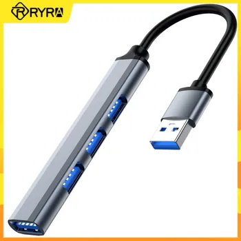 RYRA 4 USB Porta C Hub USB Type-C, USB 3.0 Razdjelnik Adapter 5 Gbit/s Za Xiaomi Lenovo Macbook Pro RAČUNALA Računalna Oprema