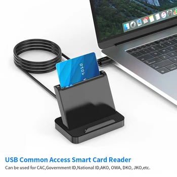 SCR816 USB Čitač Pametne Kartice ID IC CAC Čitač SIM Kartice za Windows Max OS Linux Adapter za Čitanje Pametnih Kartica Kamere
