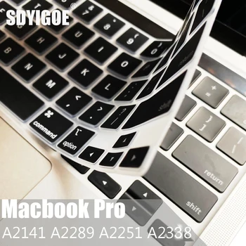 SDYIGOE Zaštitni Poklopac Tipkovnice prijenosnog računala Macbook Pro13 M1 2020 A2338/A2289/A2251 Poklopac Tipkovnice za Macbook pro16 A2141 Nova