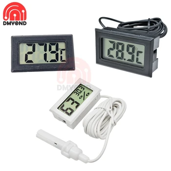 Senzor Sonde Digitalni LCD Termometar Mini-Termometar Hygrometer Mjerač Vlage Temperature Sobni Auto Termometri