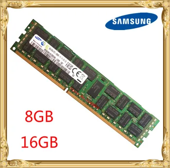 Server memorija Samsung DDR3 8 GB 16 GB 1333 Mhz i 1600 Mhz 1866 ECC REG DDR3 PC3-12800R Регистровая DIMM memorija 240pin 12800 8G 2RX4 X58 X79