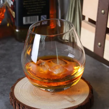 Sferna Oblik Čaša Za Viski Čašu Za Čaše Rakije Klimavim Bourbon Viski i Rakija Šalica Bar Opseg Loptu Vanka-poli Čaše Za Vino