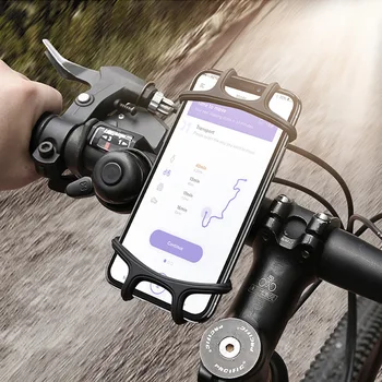 Silikonski Držač Telefona Bicikl Motocikl Štand Anti-pad Mobilni GPS Držač Za iPhone 12 13 LG, Huawei Xiaomi 10 Redmi