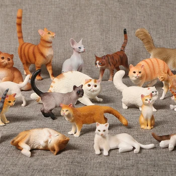 Simulacija Modela Kućnih Ljubimaca Perzijski Mačak Безволосый Mačka Plastični Model Figurica Farma je Brojka Manja Zbirka Igračaka za Bebe
