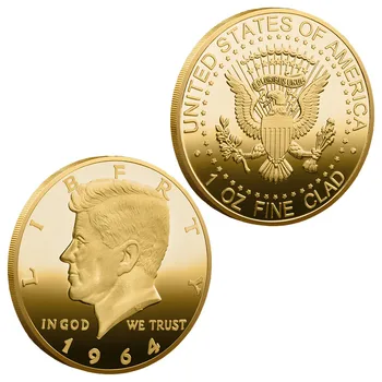 Sjedinjene Države Kennedy, 35. predsjednik Amerike Zlatne kovanice Suvenire i poklone Dekoracije za dom Prigodni novčić