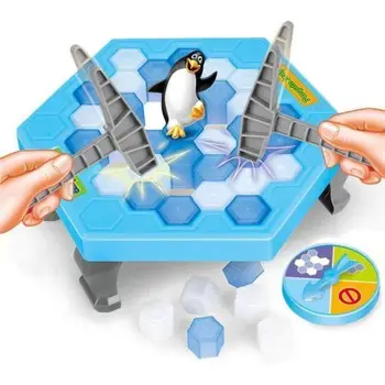 Slatka Pingvin Zamka Ledolomac Igra Pingvin Blok Igračka Zabavna Obiteljska Igra Djeca Dječaci Djevojčice Pokloni