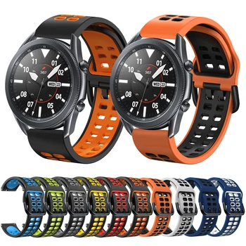 Sportski Remen Za Samsung Galaxy Watch 3 45 mm 41 mm/Galaxy Watch 46 mm/S3 Smartwatch Silikon Remen Zamijeniti Remen Za sat Narukvica