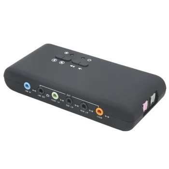 Stereo USB Dinamički Optički Audio Surround Zvuk Digitalni 3D Vanjska Zvučna Kartica 7,1 Kanalni Sučelje Snimanja Reprodukcije