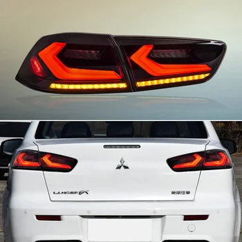 Stražnji Trčanje svjetlo + Kočnica + unazad + žmigavac Auto Led Stražnja svjetla Stražnja svjetla Za Mitsubishi Lancer EVOLUTION EVO 2008-2016