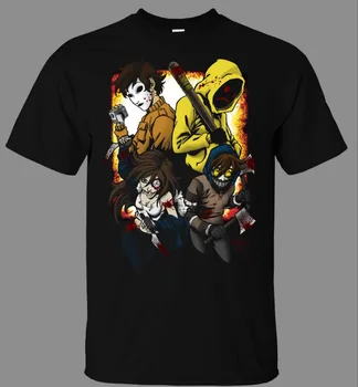 T-shirt Creepypasta Family V2 - Direktno od proizvođača, muška majica s kratkim rukavima od 100% pamuka, klasična majica bez rukava