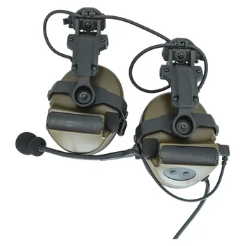 Taktička Slušalice s Adapterom ARC Rail COMTAC II Шумоподавляющий Soundbox Zaštita Sluha Pucanje Slušalice za bavljenje Страйкболом