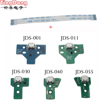 TingDong Za Ps 4 Kontroler Punjenje putem USB-Naknada za priključke i Priključke zamjena za PS4 kontroler JDS030 JDS001 JDS011 JDS040 JDS055