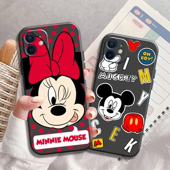 Torbica Za telefon Disney ' s Mickey i Minnie Funda za iPhone 11 13 12 Pro Max 12 13 Mini X XS XR MAX SE 2020 7 8 6s Plus Celular Coque
