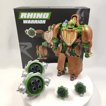 Transformacija Ratnika-Nosorog RW-01 Rhinox RW01 Beast Wars KO Figurica Robot Igračke
