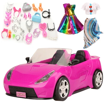 Trendy Cool Auto Automobili Igračke Minijaturne Predmete Pribor Za Dollhouse Dječje Igračke Automobil Za Barbie Putovanja Dječja Igra Poklon Za Rođendan