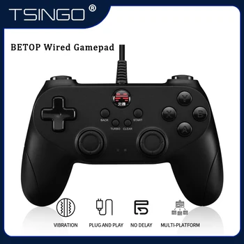 TSINGO BETOP D2E 2 M USB Žičani Kontroler Za Android/PC/TV Kutija/PS4/PS3 Vibracioni Motor Kontroler Igra navigacijsku tipku Za Igraće Konzole