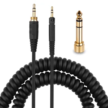 Uložak Medusobno Spiralni Produžni kabel Aux 6,35 mm za slušalice Yamaha PAC HPH-MT5 HPH-MT5W HPH-MT7 HPH-MT7W HPH-MT8