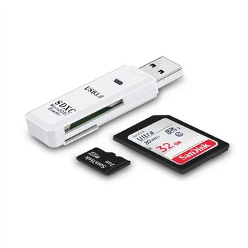 USB3.0 Memorija Micro SD TF Kartica Slr Fotoaparat SD Višenamjenski Čitač kartica Multi-Smart-card-kartica za Prijenosno računalo