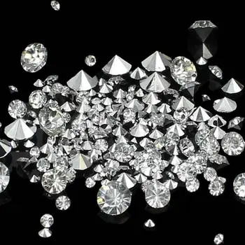 Veleprodaja Crystal Smole Rhinestones Točka Minuta Ljepilo Na Perle DIY Ukras Mnogo Veličina Nove Okruglih Dijamanata Za Obrt Nakit