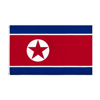 VERTIKALNI 90x150 cm PRK KP NK Zastava Sjeverne Koreje Za Ukras