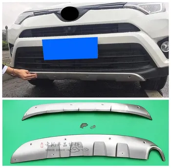 Visokokvalitetni Nehrđajući Čelik Prednje I Stražnje Razvodnici Branik Zaštitna Maska Za Toyota RAV4 2016 2017 2018