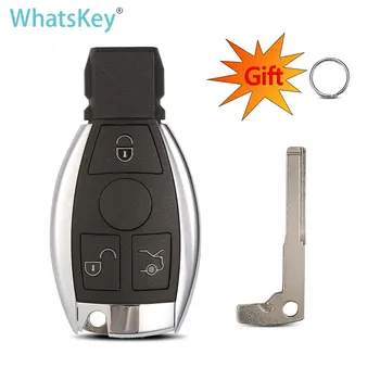 WhatsKey 3 Tipke Smart Remote Key Shell Za Mercedes Benz A C E S Class W211 W245 W204 W205 W212 CLA BGA Torbica Za Ključeve, 2010+
