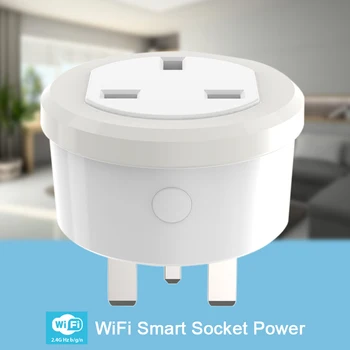 WiFi UK Smart Plug WiFi Series Control 2,4 Ghz s jednim ključem Plug and play za Pametne kuće